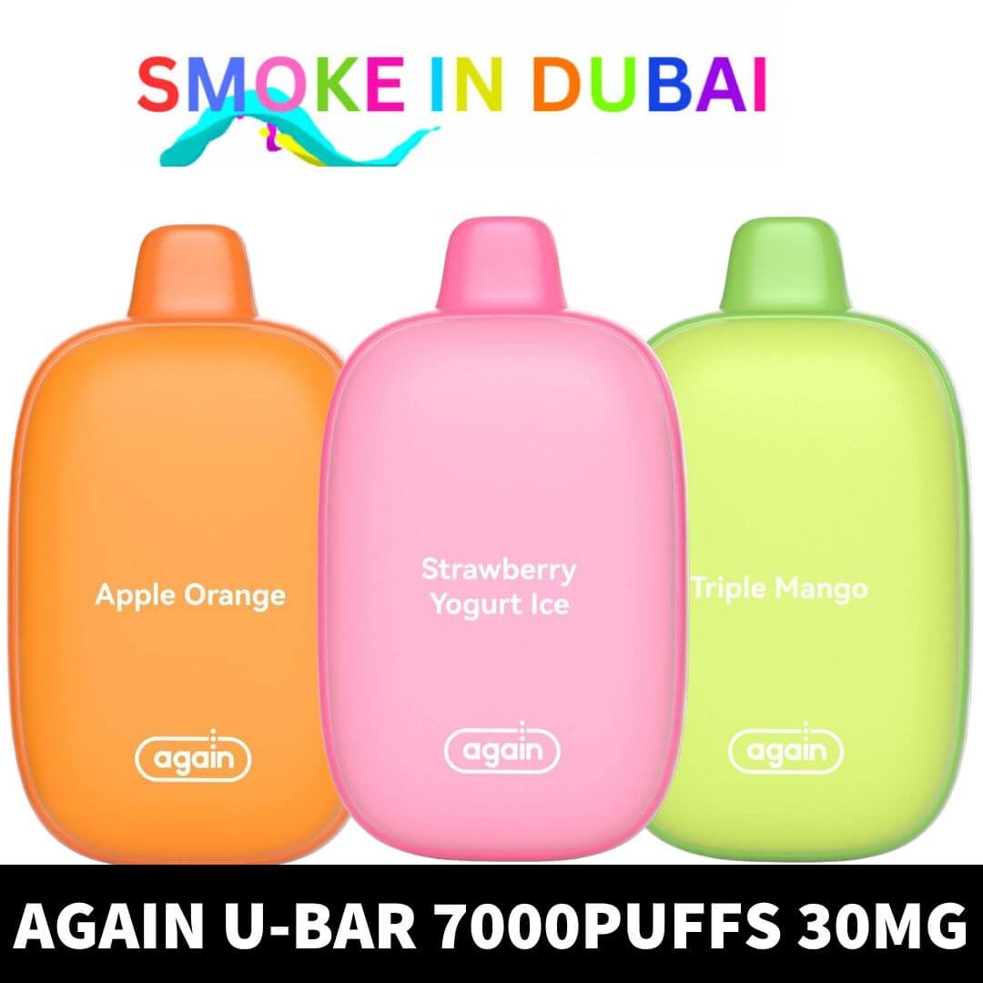 Again U Bar 7000 Puffs Disposable Rechargeable Vape In Dubai - View 2 - Buy in Dubai