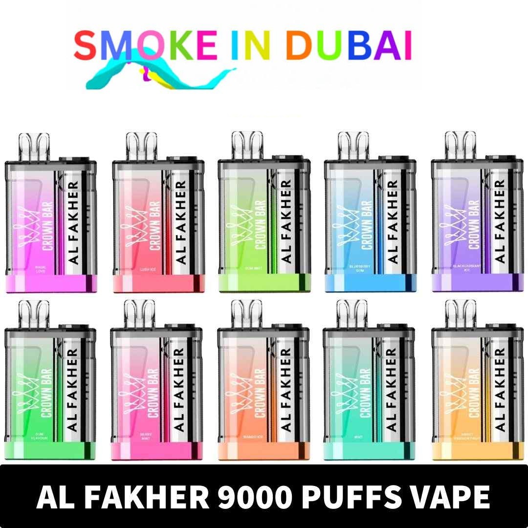 Al Fakher Crown Bar Crystal 9000 Puffs 20mg Disposable Vape in Dubai - View 3 - Buy in Dubai