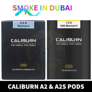 UWELL Caliburn A2 A2S Pods 0.9ohm 1.2ohm Replacement Pods in Dubai, UAE - View 2 - Buy in Dubai