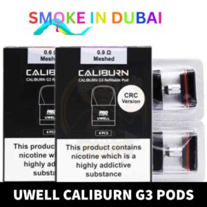 UWELL Caliburn G3/G3 pro/G3 eco/G3 lite/GK3 Pods 2.5ml Replacement Pod Cartridge in Dubai - View 2 - Buy in Dubai
