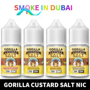 GORILLA CUSTARD Salt Nicotine 30ml Vape Juice 30mg & 50mg E-Liquid in Dubai - View 2 - Buy in Dubai