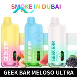 GEEK BAR Meloso Ultra 10000 Puffs 50MG nicotine Rechargeable Vape - View 2 - Buy in Dubai