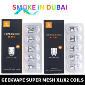 GEEKVAPE Super Mesh X1/X2 Coils (New Version) – 5pcs/pack in Dubai - View 2 - Buy in Dubai