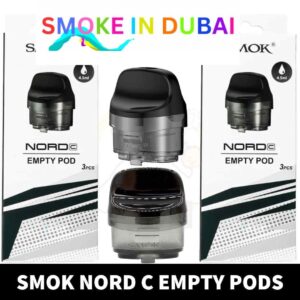 SMOK Nord C Empty Pods 4.5ml Pod Cartridge in Dubai, UAE – 3 PCS Per Pack - View 2 - Buy in Dubai