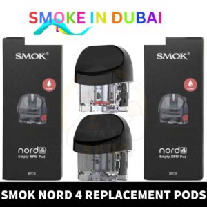 SMOK Nord 4 Pods 4.5ml Replacement Pods in Dubai, UAE – 3 PCS Per Pack - View 2 - Buy in Dubai
