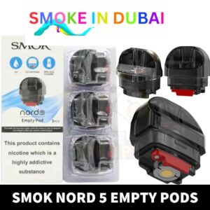 SMOK Nord 5 Pods Empty Pods for 80W in Dubai, UAE – 3PCS Per Pack - View 2 - Buy in Dubai