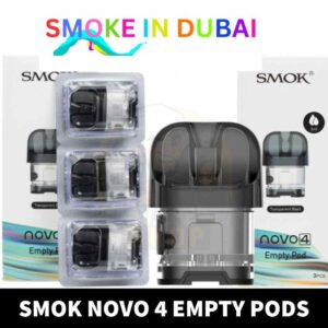 SMOK Novo 4 Empty Pods 2ml Pod Cartridge in Dubai – 3 PCS Per Pack - View 2 - Buy in Dubai