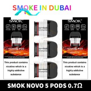 SMOK Novo 5 Pods Mesh 0.7ohm MTL Replacement Pod Cartridge in Dubai, UAE - View 2 - Buy in Dubai