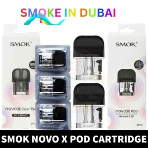 SMOK Novo X Pods DC MTL & Meshed Pod Cartridge 2ml Replacement Pods in Dubai – 3 Pieces Per pack - View 2 - Buy in Dubai