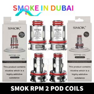 SMOK RPM 2 Coils 0.6 Ohm DC MTL 0.16 Meshed Replacement Coils in Dubai, UAE – 5 PCS Per Pack - View 2 - Buy in Dubai