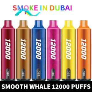 SMOOTH Whale Disposable 2% & 5% 12000 Puffs Rechargeable Vape in Dubai, UAE - View 2 - Buy in Dubai