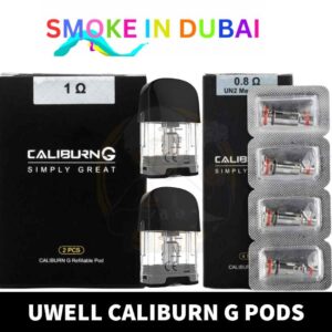 UWELL Caliburn G-G2 Pods 2ml Replacement Pods with Caliburn - View 2 - Buy in Dubai