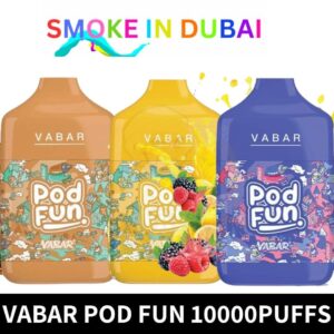 VABAR Pod Fun Disposable 10000 Puffs Rechargeable Vape in Dubai, UAE - View 2 - Buy in Dubai