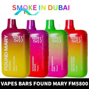VAPES BARS Found Mary Disposable FM5800 20mg 5800 Puffs Rechargeable Vape in Dubai, UAE - View 2 - Buy in Dubai