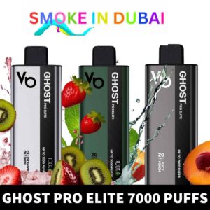 VAPES BARS Ghost Pro Elite Disposable 20MG 7000 Puffs Rechargeable Vape in Dubai, UAE - View 2 - Buy in Dubai