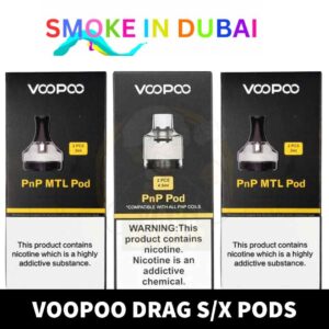 VOOPOO Drag X/S Pods 4.5ml PnP & PnP MTL Replacement Pods in Dubai, UAE - View 2 - Buy in Dubai
