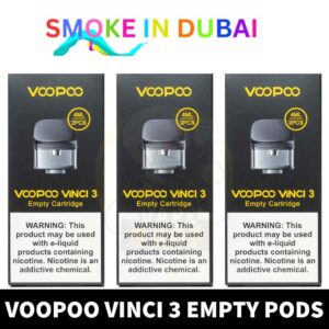 VOOPOO Vinci 3 Empty Pods 4ml Replacement Pod Cartridge in Dubai, UAE - View 2 - Buy in Dubai