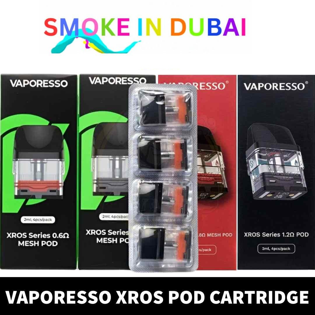 VAPORESSO XROS PODS PACK OF 4 PCS 2ml/3ml Replacement Pod Cartridge in Dubai, UAE - View 2 - Buy in Dubai