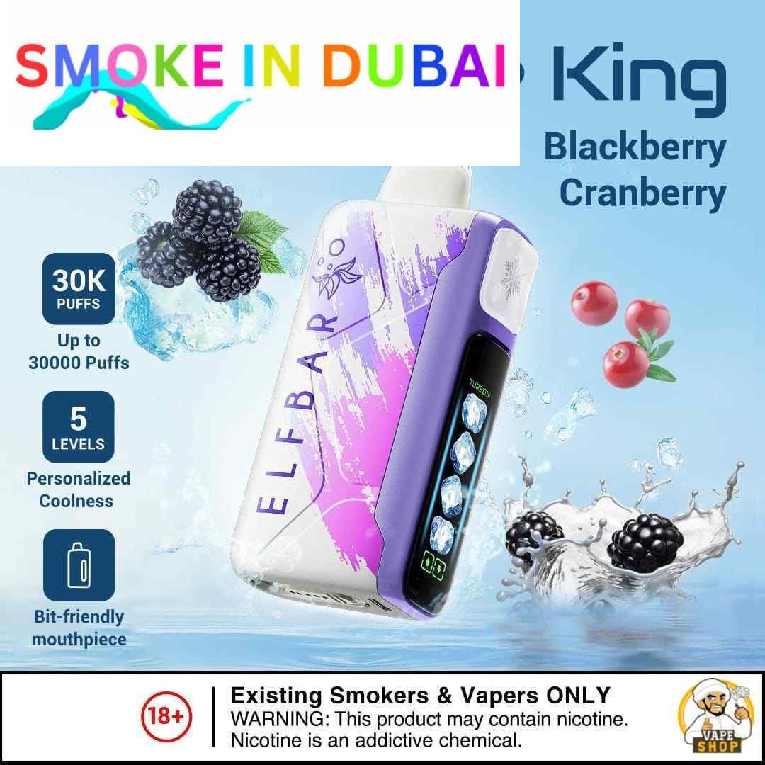 Elf bar Ice King Ice Adjustable Disposable Vape Up To 30000 Puffs 50mg Nicotine - View 4 - Buy in Dubai