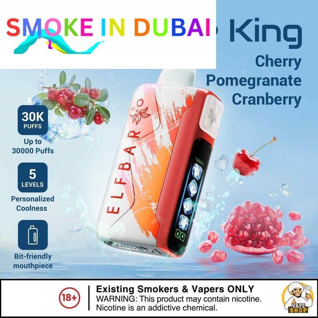 Elf bar Ice King Ice Adjustable Disposable Vape Up To 30000 Puffs 50mg Nicotine - View 17 - Buy in Dubai