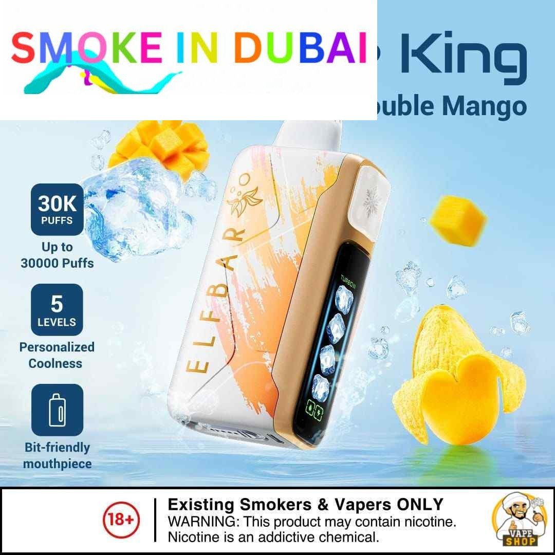 Elf bar Ice King Ice Adjustable Disposable Vape Up To 30000 Puffs 50mg Nicotine - View 15 - Buy in Dubai