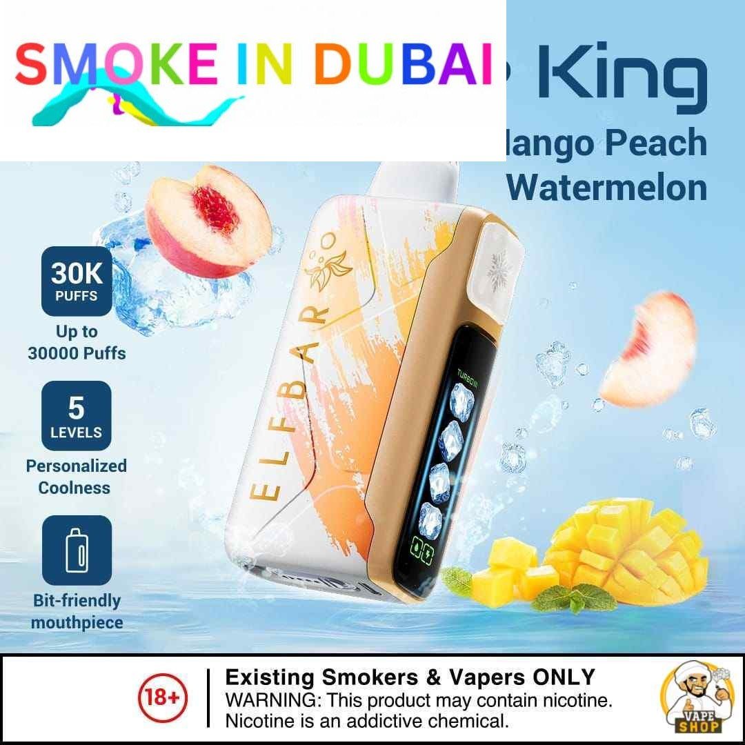 Elf bar Ice King Ice Adjustable Disposable Vape Up To 30000 Puffs 50mg Nicotine - View 11 - Buy in Dubai