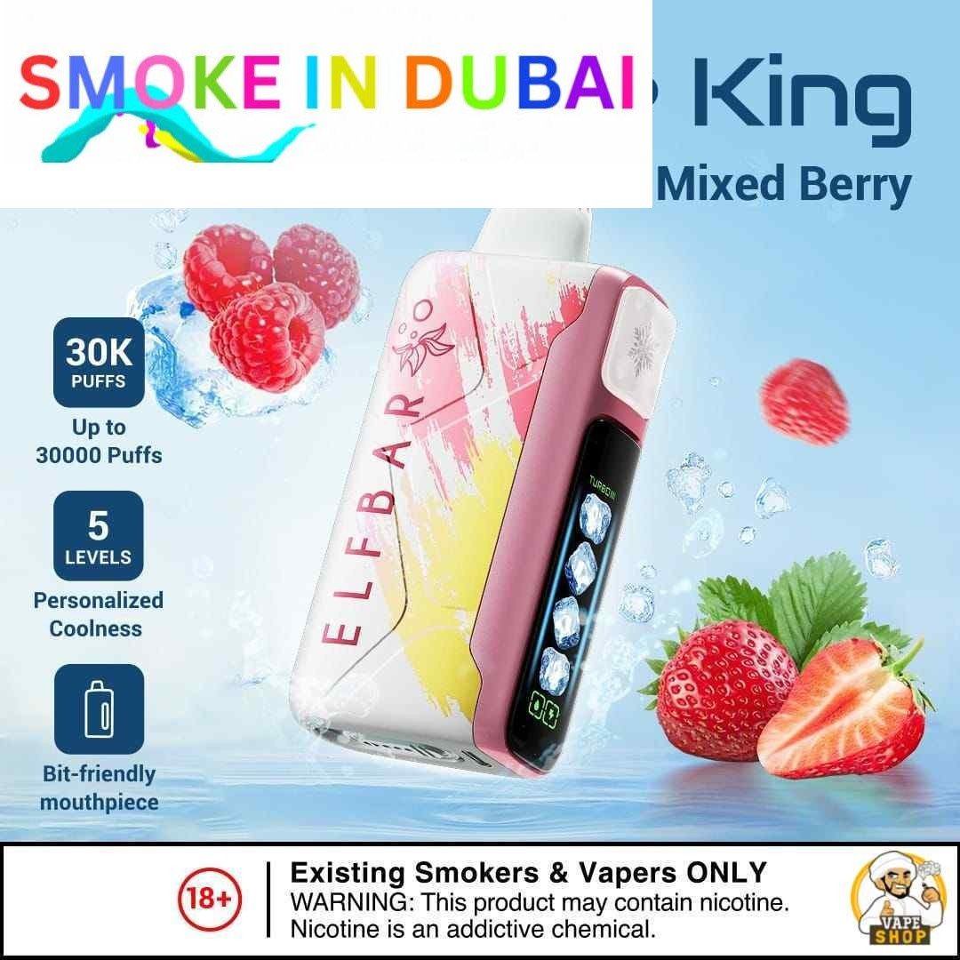 Elf bar Ice King Ice Adjustable Disposable Vape Up To 30000 Puffs 50mg Nicotine - View 9 - Buy in Dubai
