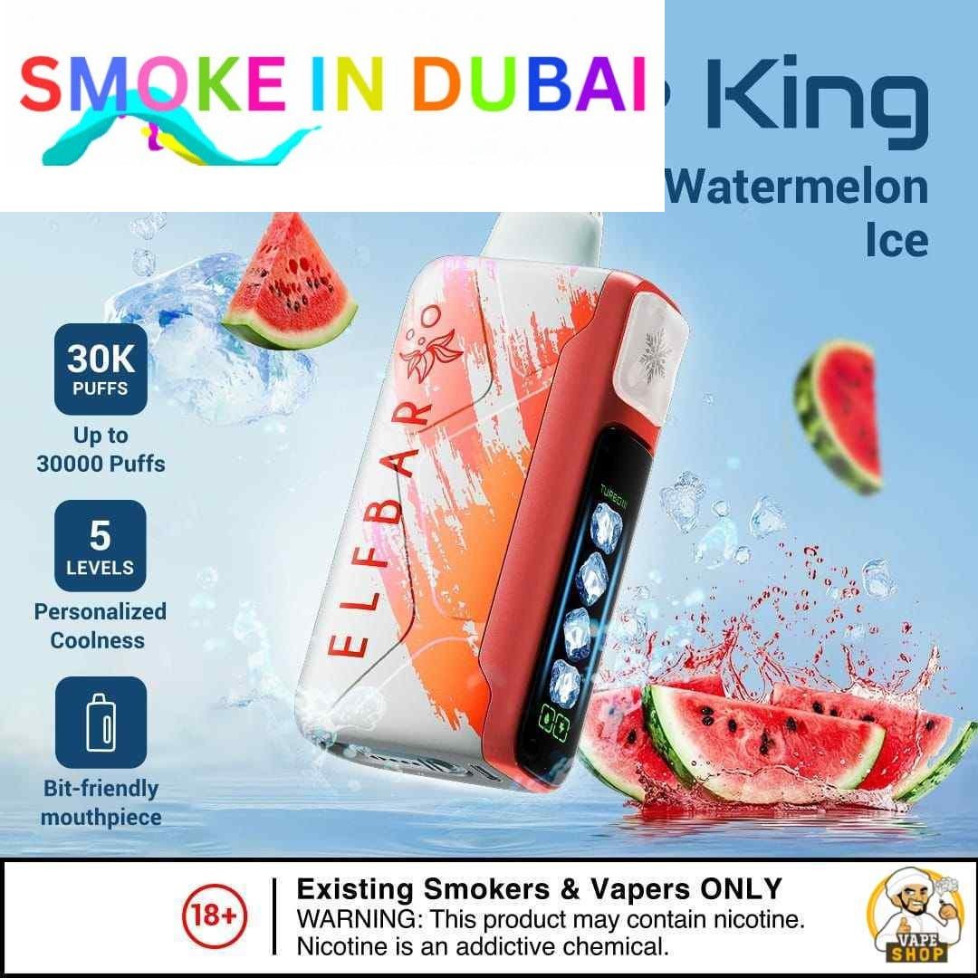 Elf bar Ice King Ice Adjustable Disposable Vape Up To 30000 Puffs 50mg Nicotine - View 5 - Buy in Dubai
