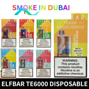 Elf Bar TE6000 5% Us Version Disposable Vape In Dubai best online shop - View 2 - Buy in Dubai
