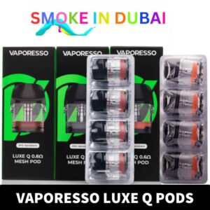 VAPORESSO Luxe Q Replacement Pod Cartridge 2ml & 3ml (Pack of 4 PCS) in Dubai, UAE - View 2 - Buy in Dubai