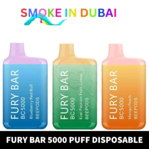 Fury bar Bee Pods 50MG 5000 puff disposable Vape - View 2 - Buy in Dubai