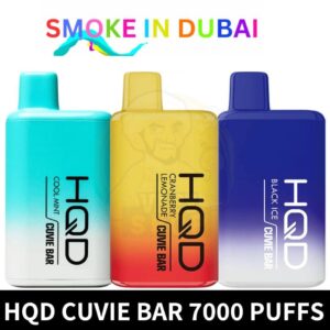 HQD Cuvie Bar 7000 Puffs Rechargeable Disposable Vape In Dubai - View 2 - Buy in Dubai