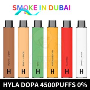 Hyla Dopa Disposable 4500 Puffs Nicotine Free Rechargeable Vape In Dubai - View 2 - Buy in Dubai