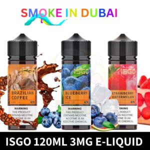 Isgo 3mg 120ml E-liquid In Dubai - View 2 - Buy in Dubai