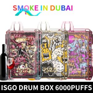 Isgo Drum Box 6000 Puffs 5% Disposable Vape in Dubai - View 2 - Buy in Dubai