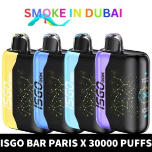 ISGO Bar Paris X 30000 50MG Puffs Disposable Vape in Dubai - View 2 - Buy in Dubai