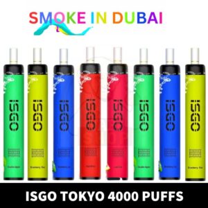 Isgo Tokyo 4000 Puffs 2% nicotine best Disposable shop In dubai - View 2 - Buy in Dubai