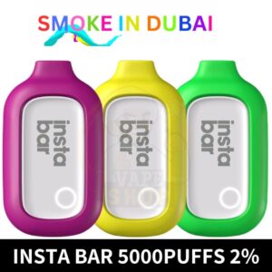 Insta Bar Disposable 5000 Puffs 2% Nicotine Rechargeable Vape In Dubai - View 2 - Buy in Dubai