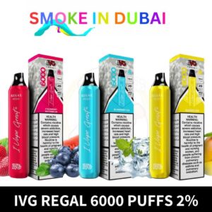 IVG Regal 6000 Puffs 2% Nicotine Disposable Vape in dubai - View 2 - Buy in Dubai