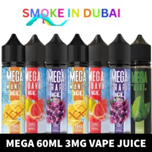 MEGA 3MG 60ML Bottle Liquid Freebase - View 2 - Buy in Dubai