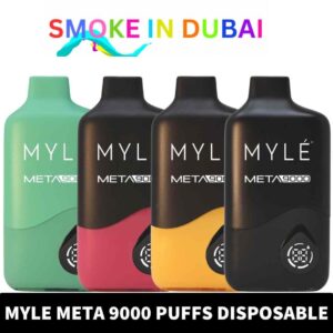 MYLE Meta 9000 Puffs 50mg Nicotine in Dubai - View 2 - Buy in Dubai