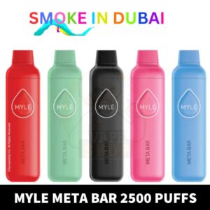 Myle Meta Bar 2500 Puffs disposable vape in dubai UAE - View 2 - Buy in Dubai