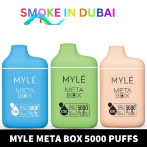 Myle Meta Box 5000 Puffs rechargeable Disposable Vape in Dubai - View 2 - Buy in Dubai