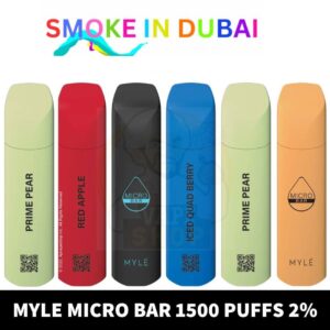 Myle Micro Bar 1500 puffs 2% (20mg) Disposable in dubai - View 2 - Buy in Dubai