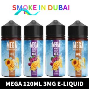 MEGA 120ml 3mg E-liquid In Dubai - View 2 - Buy in Dubai