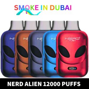 NERD Alien 12000 Puffs 20MG Disposable Vape in UAE - View 2 - Buy in Dubai