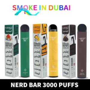 Nerd Bar 3000 Puffs Disposable 20MG Buy in Dubai UAE Vape Shop - View 2 - Buy in Dubai