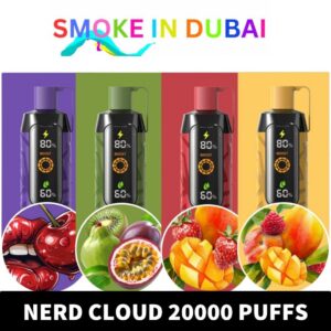 NERD Cloud 20000 Puffs 6MG Nicotine Disposable Vape in Dubai - View 2 - Buy in Dubai