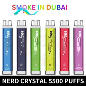NERD Crystal Disposable vape 5500 Puffs in Dubai, UAE - View 2 - Buy in Dubai