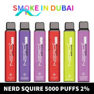 Nerd squire 5000 puffs 2% nicotine vape in dubai uae - View 2 - Buy in Dubai